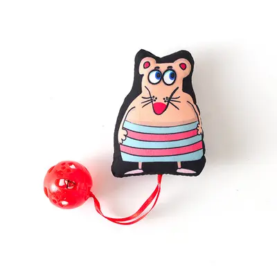 Katzenspielzeug Maus mit Glöckchen, Training - 8