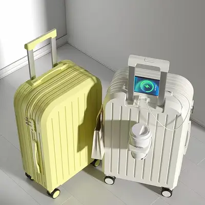 Women's Wheeled Suitcase, Durable Combination Lock, Suitable for Students - 1