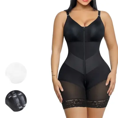 Shapewear-Body für Damen in Großen Größen mit Taillenformer und Po-Lifting
