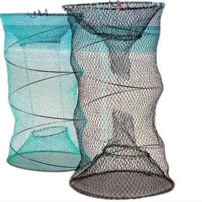 Foldable Spring Net Crab and Shrimp Trap, Fishing