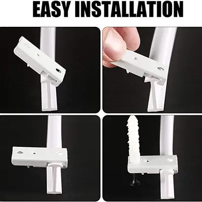Bendable Curved Curtain Track, 1-5 Meters, Accessories Included