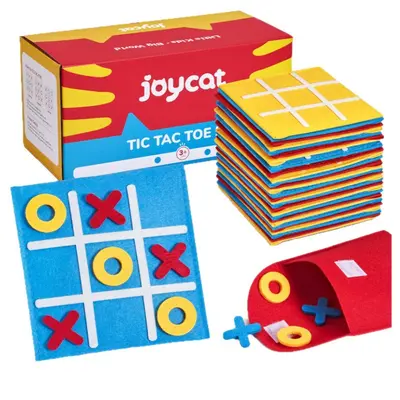 Felt Nine-Grid Tic-Tac-Toe Game Board for Parent-Child Play - 6