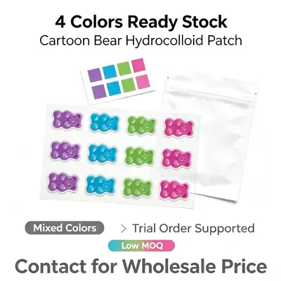 Lightweight colored pimple patches, portable PE mask