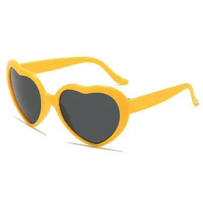 Korean Style Heart-Shaped Summer Sunglasses, Unisex - 2