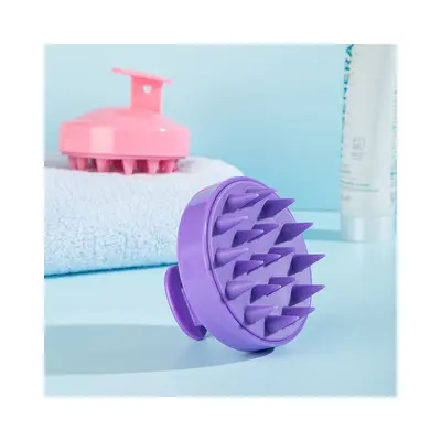 Silicone shampoo brush, scalp massage bath comb, TPE soft-bristled shampoo brush, for professional and home use, in stock.