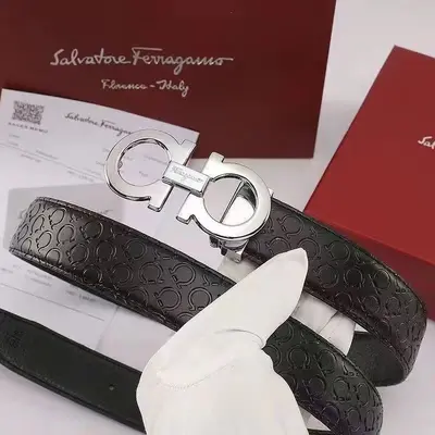 Feila Herrenledergürtel zweischichtig Rindsleder Casual - 7