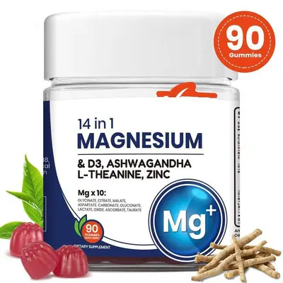 Women's Balance Gummies, Chlorophyll Capsules and Magnesium Powder - 4