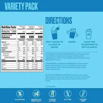 CLEARPROTEIN Transparentes Whey Protein Pulver, Fruchtgeschmack - 4