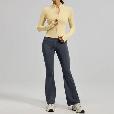 Women's Yoga Set, Nude-Feel and Slimming Fit - 10