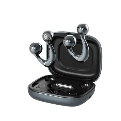 Sınır Ötesi Sıcak Satış 6.0 Kulak Klipli Çağrı Merkezi Canlı Yayın Zarif Ultra Uzun Pil Ömrü Kablosuz Gürültü Giderme Spor Bluetooth Kulaklık - 7