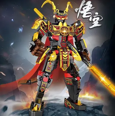 Wukong Batı Seyahati mecha figür, yapı blok seti, 1 adet - 13