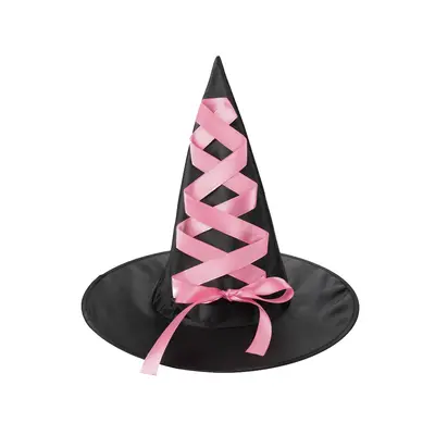 Halloween Witch Hat, Black Oxford Fabric, for Parties and Festivals - 13