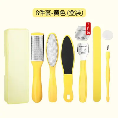 脚板搓修脚工具套装去死皮老茧足部磨脚器脚底后跟脚板锉刮脚刨刀 - 9