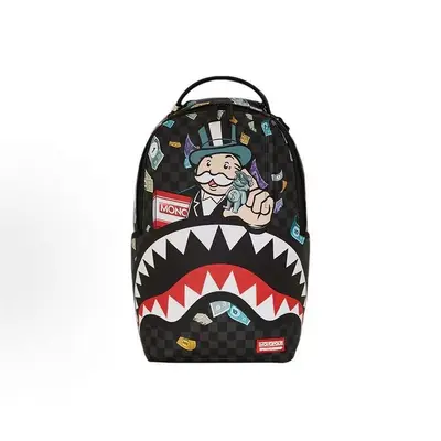 SG Shark Design Funny Backpack, Large Capacity Travel and Student School Bag - 12