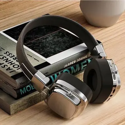 Retro vintage bluetooth headphone wireless high-quality audio - 7