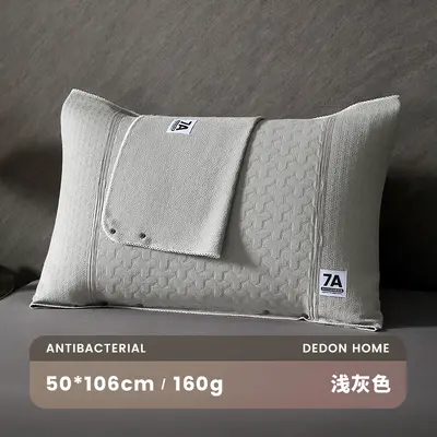 7A Antibacterial Gauze Pillow Cover, Sweat-Absorbing, Snap Button, 2-Pack - 8