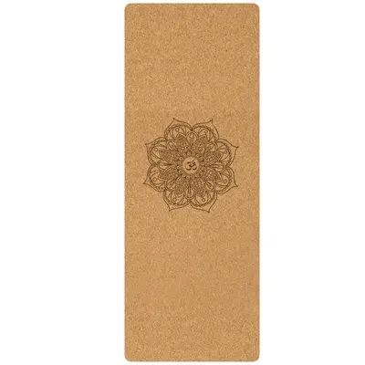 Thick Non-Slip Foldable Cork Yoga Mat for Men - 10