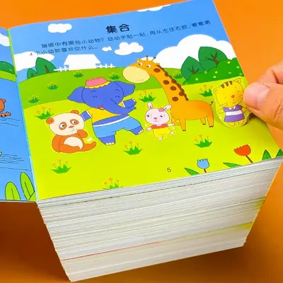 Wiederverwendbares Aufkleberbuch für Kinder von 2 bis 6 Jahren - 3