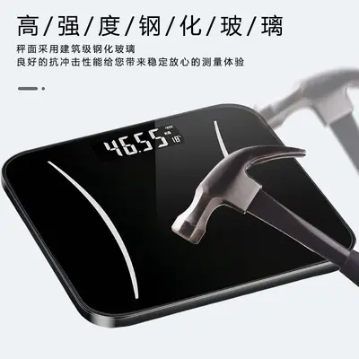 Smart Bluetooth Body Fat Scale, Electronic Bathroom Scale