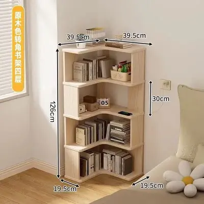 Köşe dolabı, basit raflı depolama dolabı, pencere kenarı için - 10