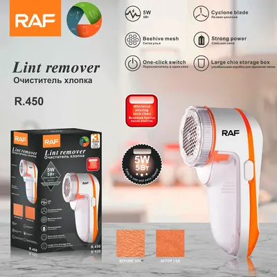 RAF Tüy Alma Makinesi Elektrikli Kompakt Kıyafet Tüy Giderici