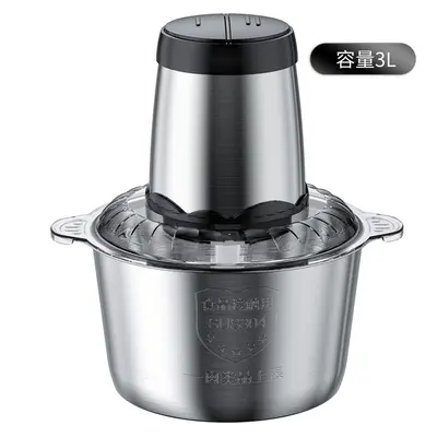 Cross-border high-power electric meat grinder multifunctional cooking machine food supplement machine home small stainless steel meat grinder - 8
