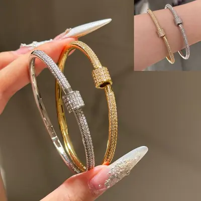 Elmas bilezik, hafif lüks, kadın moda - 10