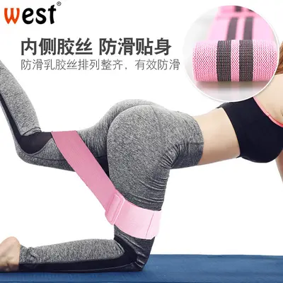 Yoga Stretch Resistance Loop, Adjustable Latex Glute Ring, Squat Pull Band - 3