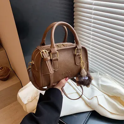 Women's Small Square Crossbody Bag, Single Shoulder, Winter Style - 9