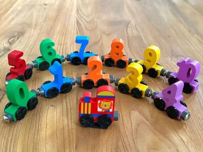Magnetic Little Train Building Block Toy for Ages 1-3 - 7