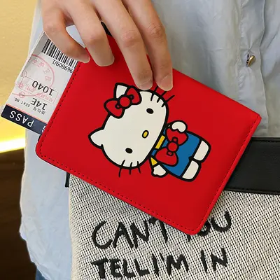 可爱猫可爱猫卡通护照夹证件包保护套多功能卡包出国旅行便携收纳 - 7