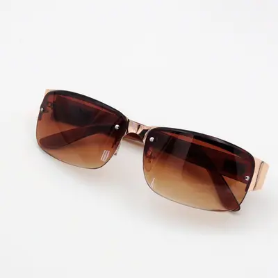 Modische Herren-Sonnenbrille, randlos, Modell 1641 - 7