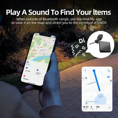 Karten-Stil AirTag-Tracker, ultradünn mit GPS - 4