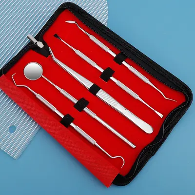 Paslanmaz çelik diş temizleme aracı seti, çift başlı - 11