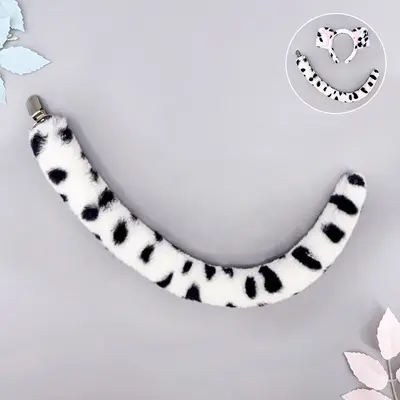 Dalmatian Plush Artificial Animal Ears Headband - 10