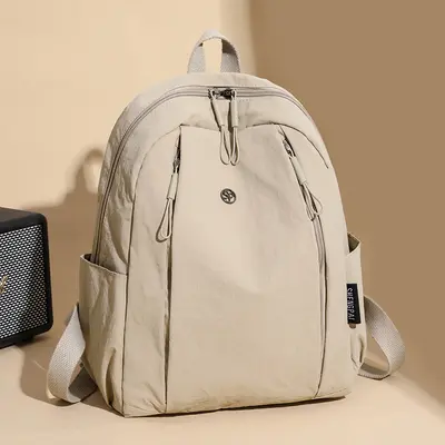 Unisex Waterproof Oxford Nylon Multi-Pocket Backpack