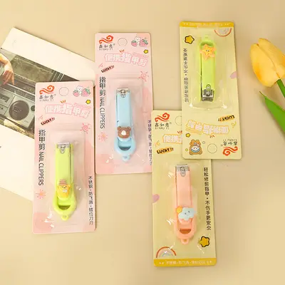Cartoon Manicure Nail Scissors and Ear Pick Set