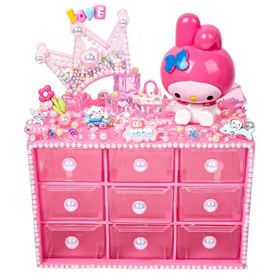 Neunfach-Schmuckbox mit Kinder-DIY-Bastelset - 7