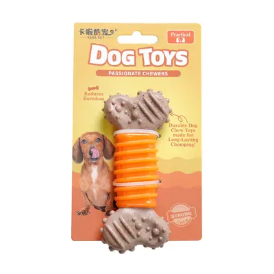 TPR Bone Chew Toy for Dogs, Durable Bite-Resistant for Small, Medium and Puppies - 6