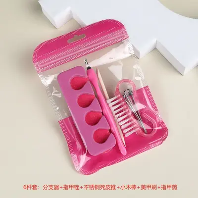 Portable nail care kit with clippers, file and tools - 6