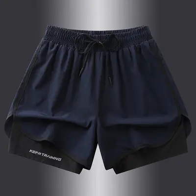 Herren-Sportshorts, Sommer, atmungsaktiv, schnelltrocknend, elastisch - 12