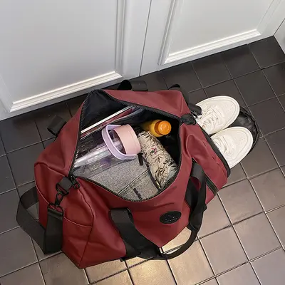 Sports Fitness Bag Independent Shoe Compartment Large Capacity