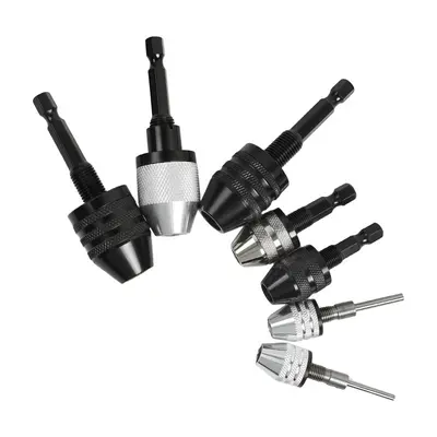0.3-6.5mm Quick-Change Three-Jaw Drill Chuck, Hex Shank