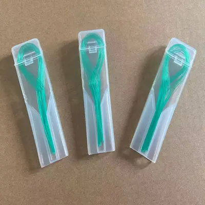 35支盒装牙线针玩具穿引线穿引线牙套钢牙牵引线3件套装