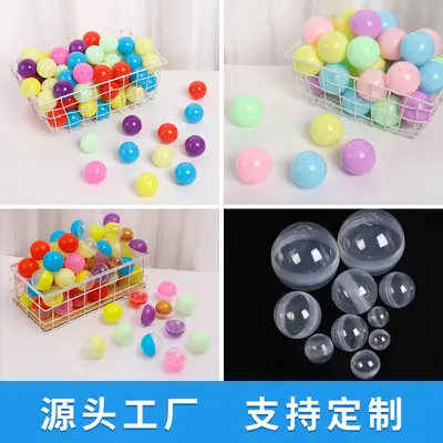 Transparent Plastic PP Gashapon Capsule for Gashapon Machines
