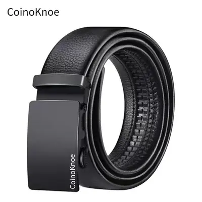 Coinoknoe Herren Gürtel Automatikschnalle Sportwagendesign Ledergürtel Hose Gürtel Viral Hit Bestseller Lagerbestand - 7