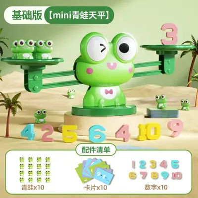 Frog Number Balance Scale Logic and Math Educational Toy, Ages 3-6 - 13