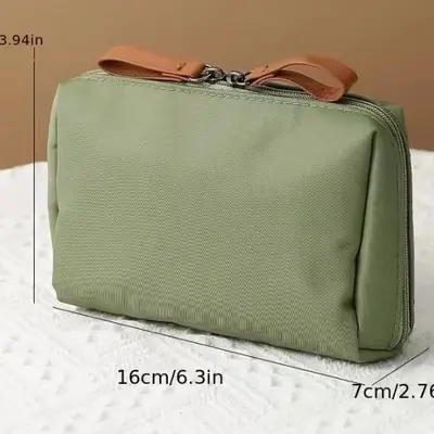 Koreanische Kosmetiktasche für Damen, groß, wasserabweisend, tragbar