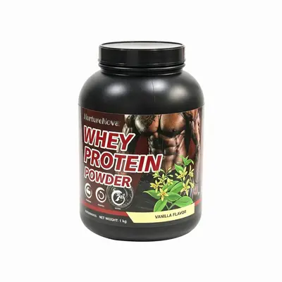 跨境出口TK热销健身Whey Protein Powder乳清蛋白粉1kg香草味
