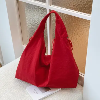 Grenzüberschreitende modische minimalistische Tote Bag für Damen, große Kapazität, lässige Freizeit-Umhängetasche, trendige Schultertasche im koreanischen Stil mit entspanntem Look, Handtasche